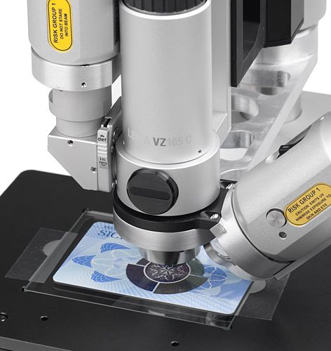 DVM - Digital Video Microscope for the detection and examination of security micro-taggants